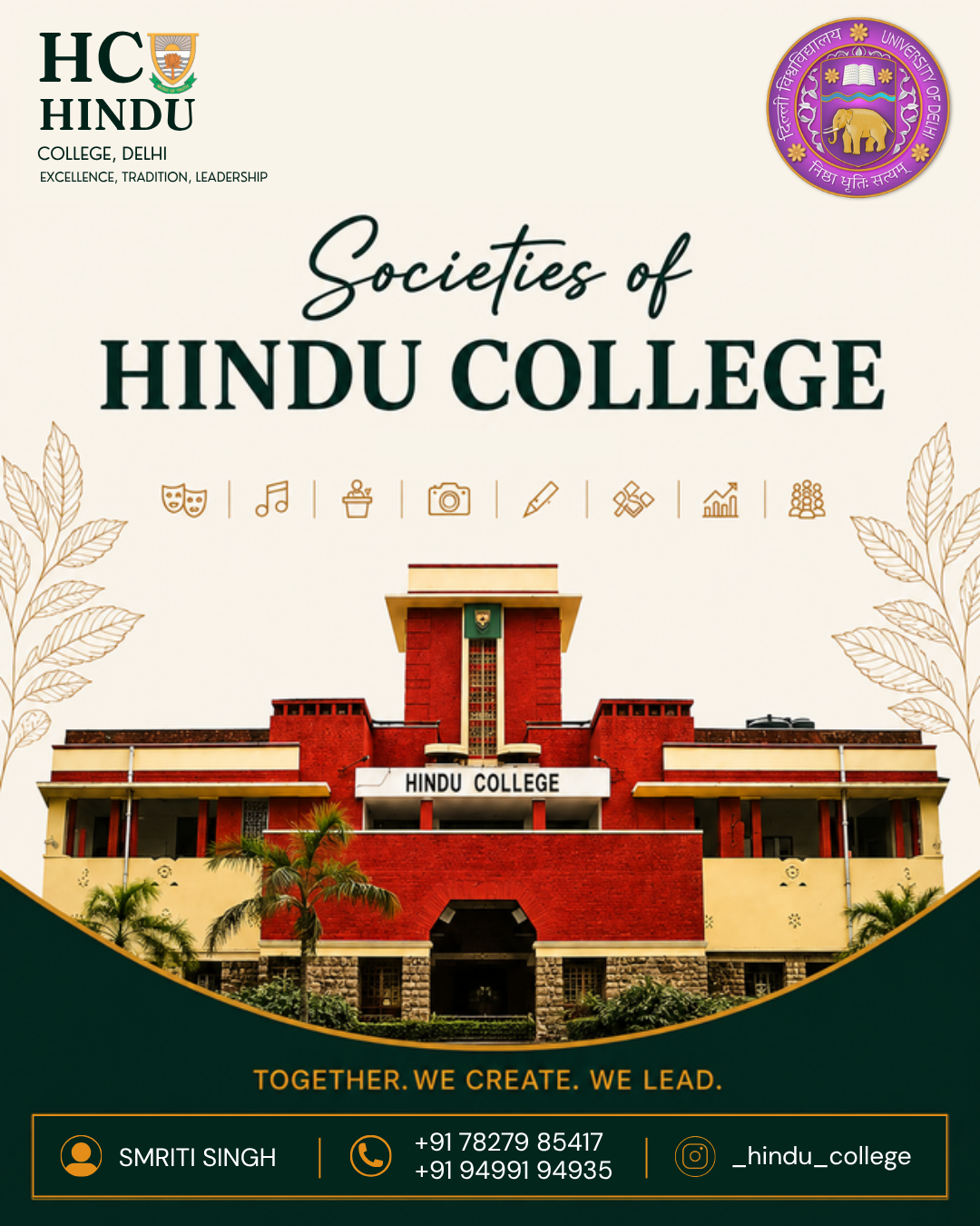 Hindu College Society Poster 1